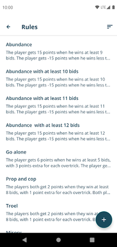 Whist points calculator - Screenshot 3