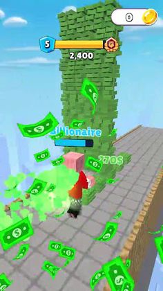 Craft Money Run 3D - Screenshot 2