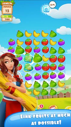 Match 3 Fruits Farmden - Screenshot 2