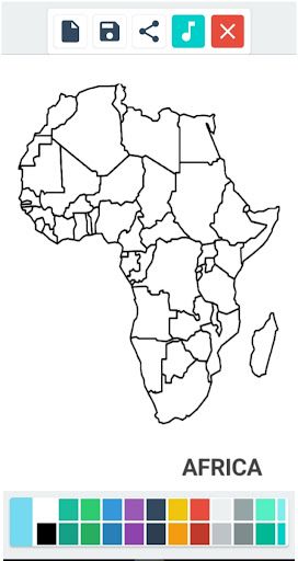 Coloring World Map - Screenshot 3