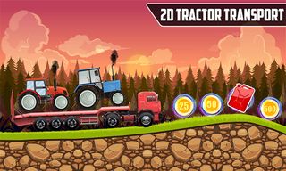 2D Tractor Transport Truck Sim - Screenshot 2
