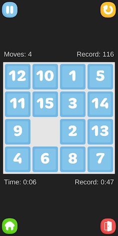 Puzzle 15 color full - Screenshot 4