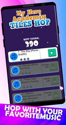 My Hero Tiles Hop Academia - Screenshot 2