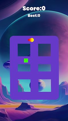 Maze Cube Collecting 2D - Screenshot 1