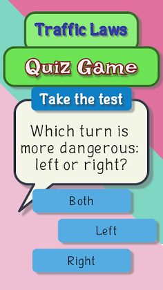 Traffic laws game quiz - Screenshot 1