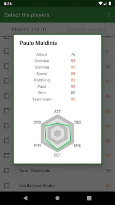 Balance your teams - Screenshot 2