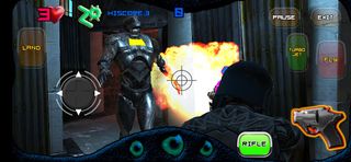 Zombies Vs Robot Police - Screenshot 1