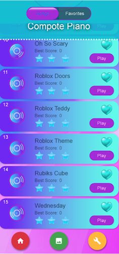 Compote Piano Game Tiles - Screenshot 3