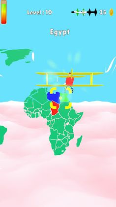 Aero: world geography - plane - Screenshot 4