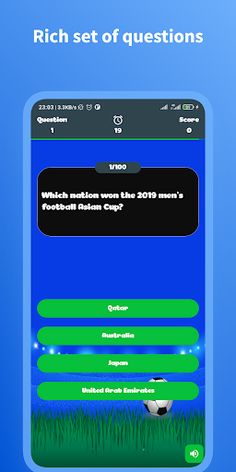Asian Cup Quiz - Screenshot 2