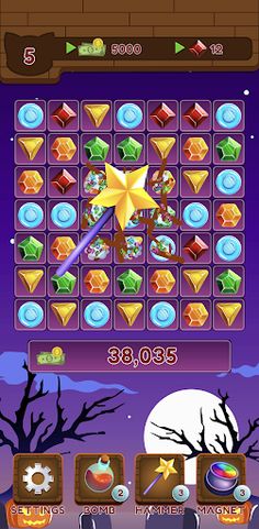 Witch Gems - Merge Fantasy - Screenshot 4