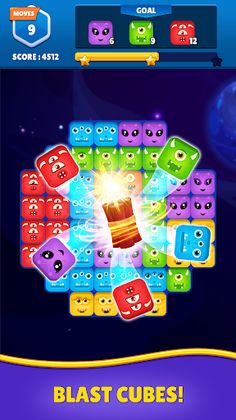 Toon puzzle blast match 3 game - Screenshot 1