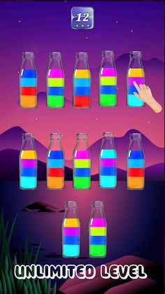 Color Sorting - Water Puzzle - Screenshot 1