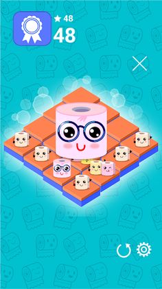 Amaze Paper 2048 - Screenshot 1