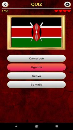 Africa Flags and Maps Quiz - Screenshot 3