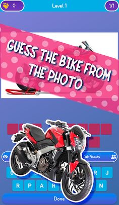 Guess the bike games - Screenshot 3