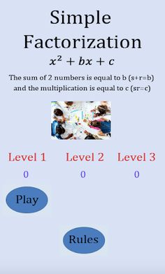 Simple Factorization Game - Screenshot 2