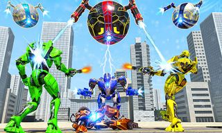 Snow Ball Robot Bike Games - Screenshot 3