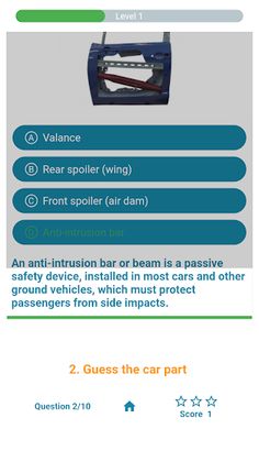 Car parts Quiz Game - Screenshot 3