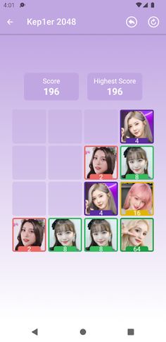 Kep1er 2048 Game - Screenshot 3
