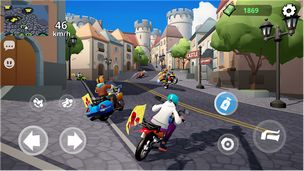 Moto City: Mad Bike Delivery - Screenshot 1