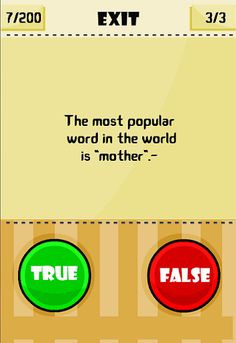 True or False - Screenshot 1