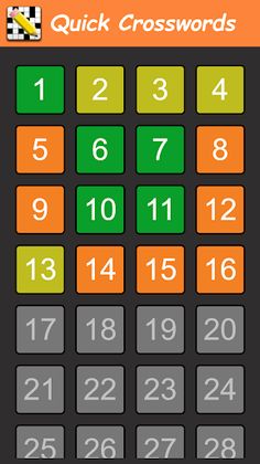 Quick Crosswords (English) - Screenshot 2