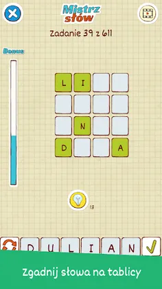 Mistrz Słów - Układanka słowna - Screenshot 2