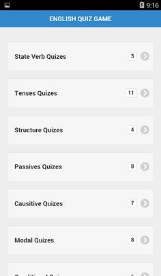 English Quiz Game - Screenshot 2