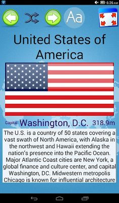 World Flags Quiz & Infos - Screenshot 2