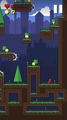 Pixels can jump: 2D Pixel Game - Screenshot 1