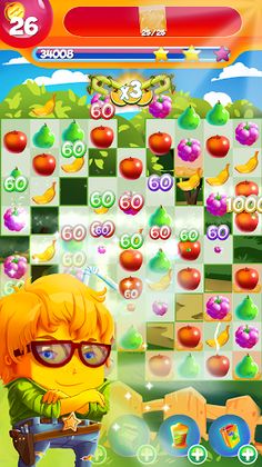 Fruit Games Match 3 Puzzle - Screenshot 2