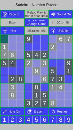 Sudoku - Number Puzzle - Screenshot 1
