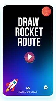 Draw Rocket Route: Puzzle Game - Screenshot 1