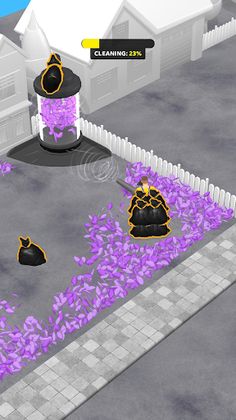 Leaf Blower—City Cleaning Game - Screenshot 4