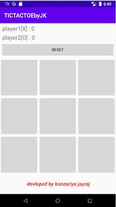 TICTACTOEbyjk - Screenshot 1