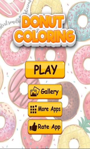 donut coloring book - Screenshot 3
