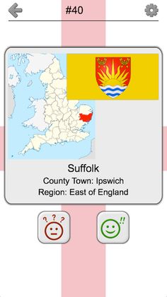 Counties of England - Quiz - Screenshot 4