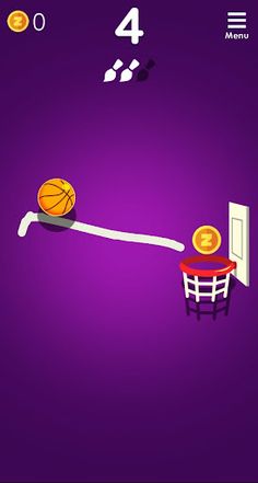 Basketball Dunk Brush Shot - Screenshot 2