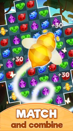 Candy Bug Match 3 - Screenshot 3