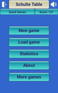 Schulte Table - Screenshot 3