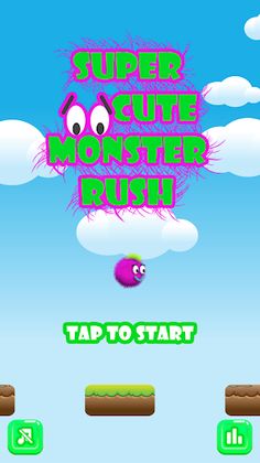 Super Cute Monster Rush - Screenshot 1