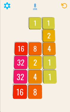 Perfect Folding 2048 - Stack H - Screenshot 1