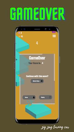 Zig Zag Turning Car - Screenshot 3