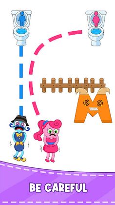 Draw To Path Toilet Race - Screenshot 4