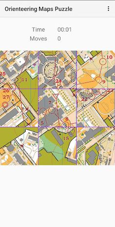 Orienteering Maps Puzzle Game - Screenshot 2