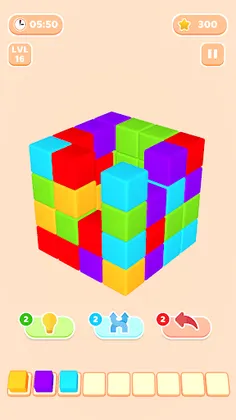 Cube Color Match 3D - Screenshot 1