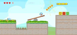 red hero bounce ball adventure - Screenshot 1