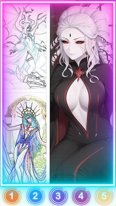 Horror Dark Color by Number - Screenshot 2