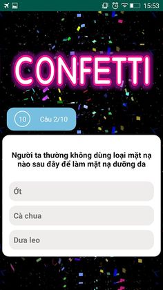 Confetti Việt - Chơi game nhận - Screenshot 1